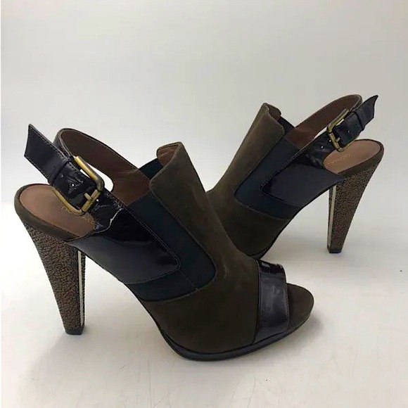 Donald J. Pliner Shoes - Donald J. Pliner Sexy Brown Morgan Peep Toe High Heel Shoes **Size 10M** 🔥🔥